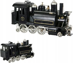 Mozdony Figura Fekete nappali dekoráció ajándék