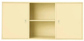 Világossárga alacsony függő komód 133x61 cm Mistral – Hammel Furniture