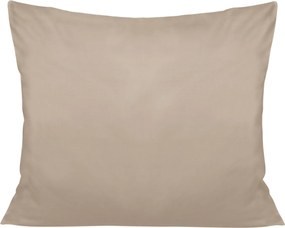 Pamut-szatén párnahuzat 50x60 egyszínű sötét bézs