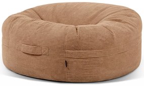 Barna kordbársony babzsákfotel Roll 135 – SLOWDOWN