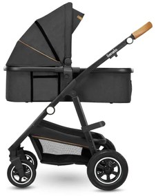 Lionelo - Kombinált babakocsi 2 az 1-ben AMBER szürke grafit