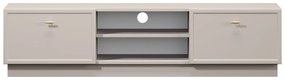 Lorini TV-szekrény 150 cm fiókokkal - kasmír / arany T-bar fogantyúk