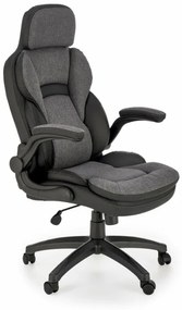 VALERIO irodai szék, fekete/szürke