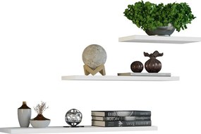 Tobi 3P fali lebegőpolc (3db), fehér