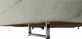 Ülőgarnitúra tárolóhellyel, világosszürke, szövet, balos, BUTON R