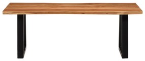 Tömör akácfa dohányzóasztal 110 x 55 x 40 cm