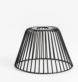 Brilagi - LED felületre szerelhető csillár CERIA WIRE 1xE27/40W/230V átm. 21 cm fekete/tölgy