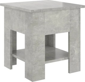 vidaXL betonszürke szerelt fa dohányzóasztal 40x40x42 cm