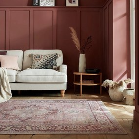 Világospiros mosható szőnyeg újrahasznosított szálkeverékből 120x170 cm Windsor – Flair Rugs