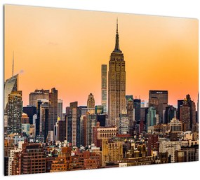 New York képe (üvegen) (70x50 cm)