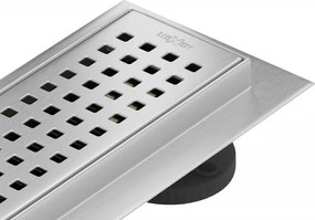 Mexen Flat 360° M08 forgatható vonalmenti lefolyó 90 cm, inox - 1025090-40