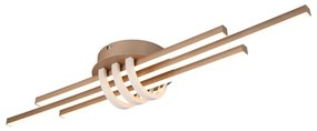Bronzszínű LED mennyezeti lámpa 18x81 cm Cinto – Trio