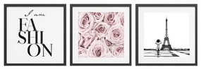 Kép szett 3 db-os 30x40 cm Parisienne – Styler