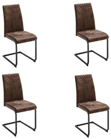 VIVIEN étkezőszékek, 4 db, barna