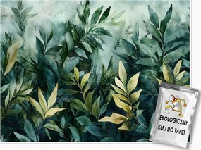 Fotótapéta Levelek Zöld Természet Hálószoba Nappali Fali Tapéta 150x105