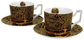 Klimt porcelán két személyes csésze szett 270 ml Életfa