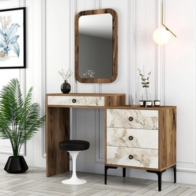 Lizbon 545 - Walnut, White