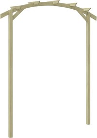 vidaXL kerti pergola impregnált fenyőfalécekből 180 x 210 x 40 cm