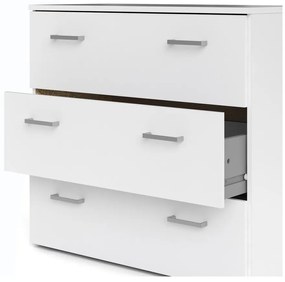 Fehér alacsony komód 74x70 cm Space – Tvilum