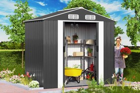 Kerti szerszámtároló ház XL, 196x132x188cm, antracit Gardebruk