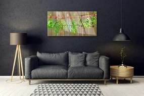 Akril üveg kép Szárított gyógynövények elhagyja természetét 100x50 cm