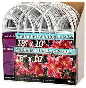 Kerti kerítés fehér, 3 m