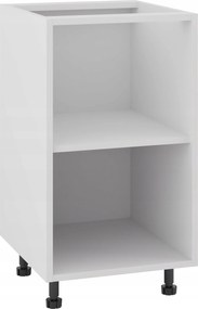 Korpusz fehér alsó konyhaszekrény 45/82 tartozékokkal