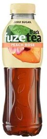 Üdítőital, szénsavmentes, 0,5 l, FUZETEA ZERO, barack-rózsa (KHI374V)