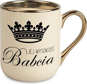 Ajándék Nagymama Napjára Bögre Őfelsége Nagymama Gyönyörű Krém-arany