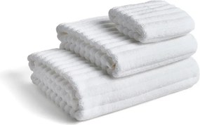 Fehér frottír pamut fürdőlepedő 70x140 cm Navira – Kave Home