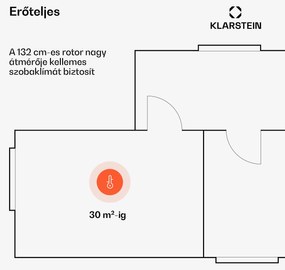 Santa Elena 52" Smart , Ø 132 cm mennyezeti ventilátor, 9 060 m³/ó, valódi fa lapátok, 6 sebesség beállítás, távirányító