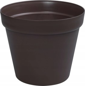 Kerti terasz virágtartó fedő Barna Nagy terasz Ø45 cm műanyag