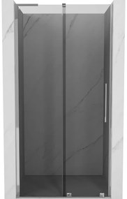 Mexen Velar L, tolózuhanyajtó nyitáshoz 120 cm, 8mm szürke üveg, króm, 871-120-003-41-01