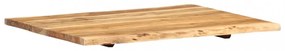 tömör akácfa asztallap 80 x (50-60) x 2,5 cm