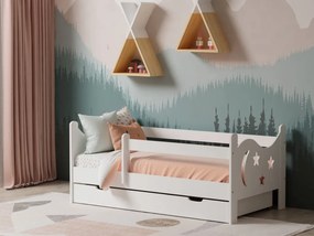 AMI nábytek DORA gyerek ágy 80x160cm tömör fehér