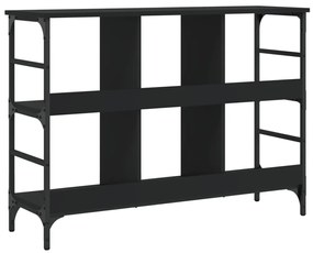 fekete szerelt fa tálalószekrény 102 x 32 x 73,5 cm