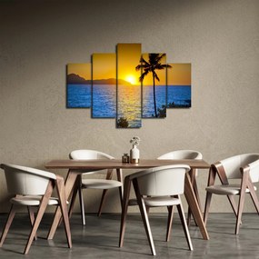 Kép - Naplemente a tenger felett (150x105 cm)