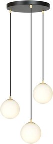 Emibig modern függeszték royal fehér fekete arany emi1243/3