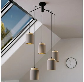 Eglo 99447 - Csillár zsinóron ALBARIZA 5xE27/40W/230V pók