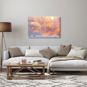 Kép - fagyos hajnal (90x60 cm)