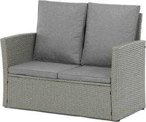 Kerti ülőgarnitúra, polyrattan, szürke, AZS-A1523 GREY