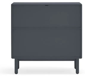 Sötétszürke alacsony komód 90x90 cm Corvo - Teulat
