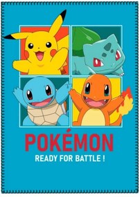 Pokémon Blue polár takaró 100x140 cm