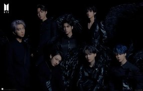 Plakát BTS - Black Wings, (91.5 x 61 cm)