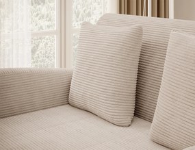 AKCIÓ Bézs 2 személyes kanapé ARIO JARELL, kihúzható, II. osztályú