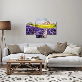 Kép - Provence, franciaország, olajfestmény (90x60 cm)