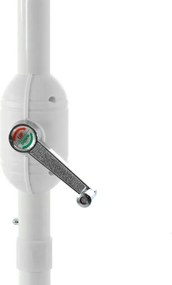 Balkon napernyő félkör alakú 2,7 m sötétkék karral