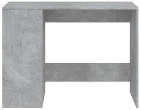 betonszürke szerelt fa íróasztal 102x50x75 cm