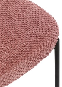 Étkezőszék garnitúra Bouclé CT-W1077 PINK2, 4 db