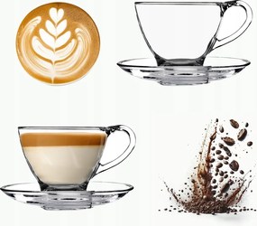 Emily 2 db-os üvegpohár szett 200ml